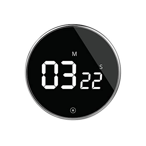 Digitaler Küchentimer mit Magnethalterung, HOMMINI Küchenwecker Kurzzeitwecker Magnetisch LCD-Bildschirm, Kurzzeitmesser Eieruhr, Ideal Küchenuhr Timer zum Kochen, Backen, Sport, Studieren usw - 10