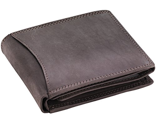 Preisvergleich Produktbild Goudsmid Ledergeldbörse Geldbeutel Geldbörse Portemonnaie Ledergeldbeutel Brieftasche Leder Herren (Braun 2)