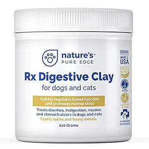 Nature's Pure Edge Rx Digestive Clay for Dogs and Cats. Quickly regulates Bowel Function and Promotes Normal Stool.