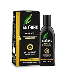 Enshine Hair Oil for Hair Growth & Hair Fall Control (Combo Pack of 3 - 100ml Each)-with Rich Blend of 21 Herbal Oils || Light & Non-Sticky | Hair Oil for Men & Women| Helps for Hair loss & Regrowth