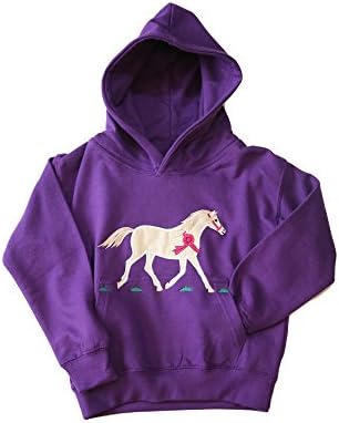 British Country Collection Champion Girls Hoodie - Purple: 3-4