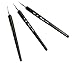 Micro Trader 3X Tiny Acrylic Nail Art Drawing Painting Pen Brush - Black