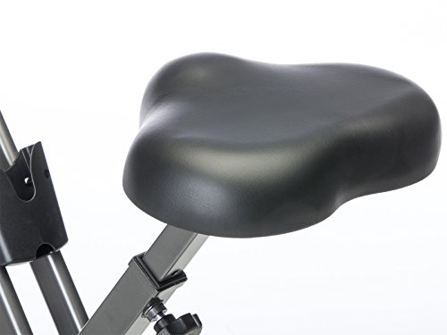 skandika Foldaway X-1000 Fitnessbike Heimtrainer klappbar mit Handpuls-Sensoren, 8-stufiger Magnetwiderstand, LCD Display ohne Rückenlehne - 6