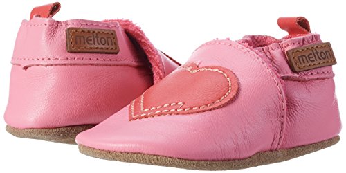 Melton Baby Mädchen Krabbelschuh Heart aus Weichem Leder - 5