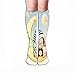 Produktbild Hohe Socken Socks 19.7"(50cm) for Women & Men Best for Running, Athletic Sports, Crossfit, Flight Travel Cute Cartoon Monkey Sleeping Moon Little