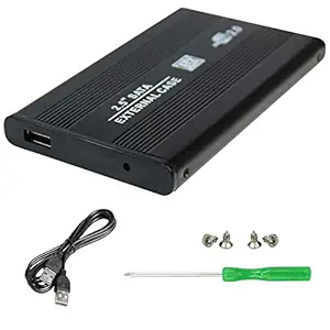 2.5 inch External Sata Casing (Colors May Vary) Hard Disk Drive USB HDD Case Only from M.P.Enterprises