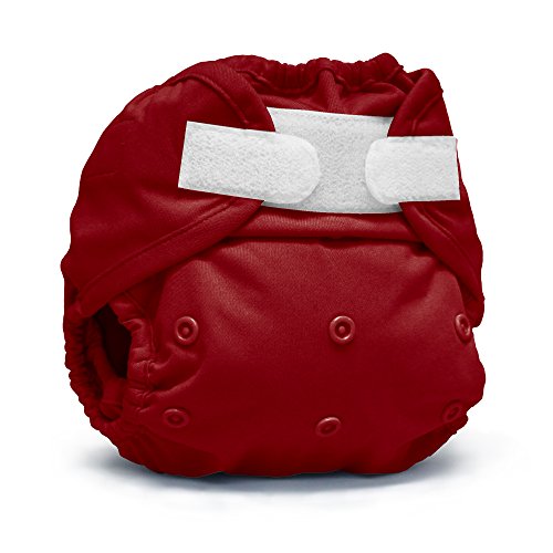 Kanga Care  Girls Infant Velcro Cloth Nappy Cover (6 - 9 Months, Red Scarlet)