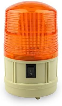 DearRoad Power Car School Bus Magnetic Warning Flash Beacon Strobe Emergency Light Red/Amber/Blue Install the Battery (Light Source Color : Red)