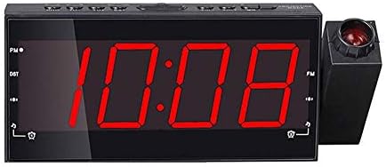 Widewing Digital Projection Alarm Clock AM FM Radio Clock with USB Charging Port