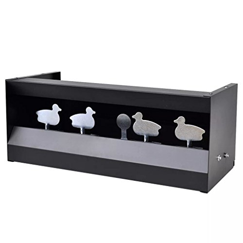 vidaXL Cible de Tir Magnétique Réceptacle à Plombs 4+1 Cibles Design Canard