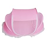 MagiDeal Faltbare Baby Kinder Moskitonetz Netz Insektenschutz im Sommer für 0-2 Jahr Baby – Rosa - 5