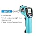 Produktbild GGkdalio ZOTEK GM550 Vier-Knopf-Handheld Berührungslose Digitale Infrarot-Thermometer Laser-Temperatur-Gun-50  ~ 550  LCD-Hintergrundbeleuchtung (Farbe: Blau)