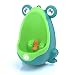 Babyhugs - Cute Frog Potty Toilet Training Pee Trainer Urinal for Boys with Whirling Windmill Wheel Target Toy - Green