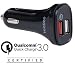 Qualcomm ® Certified VeeDee ™ Dual USB Quick Charge 3.0 QCC01 42W Car Charger for Samsung Galaxy S7 / S6 / Edge / Plus, Note 5 / 4 and iPhone 7 / 6s / Plus, iPad Pro / Air 2 / mini, LG, Nexus, HTC and More + Free 24 AWG Fast Charging Cable RS.599.00