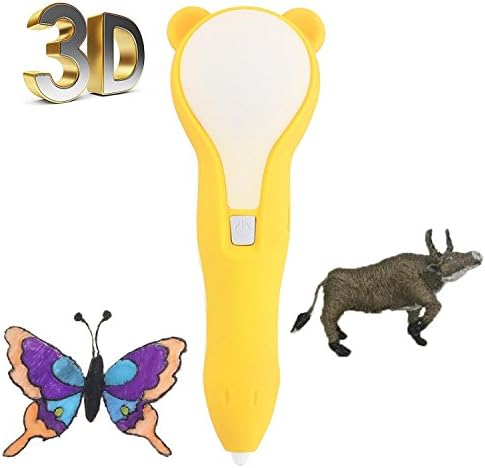 3D Pen - HDCM 2018 New Creative Stereoscopic 3D Drawing Printing Pen Equipped with colorful lights Intelligent Crafting Toys Gifts for Boys & Girls