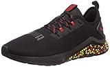 Schwarz Puma Hybrid NX, Herren Laufschuhe, Schwarz (Puma Black-High Risk Red-Blazing Yellow), 48.5 EU (13 UK)