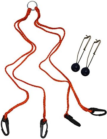 Deep Water Longline Snaps with Weight and Heavy Duty 4 Point Harness Kit