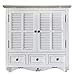 Produktbild Grafelstein Großer Wandschrank Beach House weiß Shabby chic Hängeschrank Wandregal Hamptons