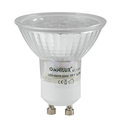 Preisvergleich Produktbild OMNILUX GU-10 230V 18 LED rot