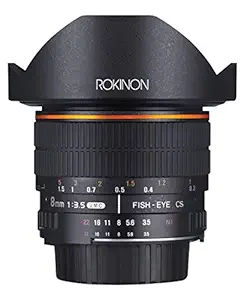 Rokinon FE8M-N 8mm F3.5 Fisheye Fixed Lens for Nikon (Black)