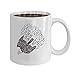 Produktbild 11oz-Gift For Men & Women Present Idea For Dad,Mom,Husband,Wife,Boyfriend,Girlfriend,Coworkers dont ask act eagle print with a quote lettering monochrome illustration