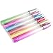 6 Pcs 10ml Mini Gradient Color Refillable Bottle Empty Travel Perfume Glass Atomizer Pump Sprayer Bottle Set