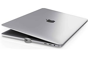 MACLOCKS Compulocks MacBook Pro Touch Bar Ledge Lock Slot Adapter for 15" & 13" (Four Thunderbold Version) A1989, A1990,A1707, A1706, A2251 - Silver (MBPRLDGTB01)