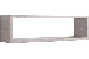 MODULARREDO | REGOLO Mensola da Muro, Pensile Bagno, Mensola da Parete, Scaffale da Parete, 60x17 p15.5 cm, Rovere Moka - Made in Italy