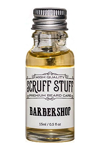 Beard Oil - Beard Conditioning Oil by Scruff Stuff - Scent: Barbershop - The Ultimate Beard Grooming Product for Men