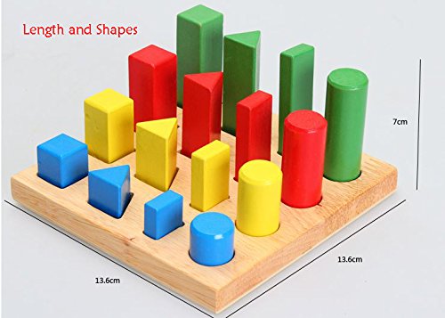 Wooden Geometric Shapes and Fractions Boards 8 Sets in One