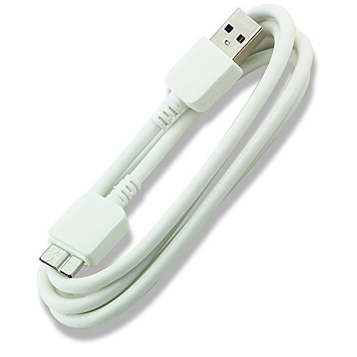 Preisvergleich Produktbild 1m USB 3.0 Speed Kabel A an Micro B f. WD Ultra Slim My Book externe Festplatte WD My Passport Ultra, Ultra 10. Jubiläums-Edi, WD My Passport Wireless, Ultra Metal Edition, WD My Passport für Mac, Slim, Air, Enterprise, WD My Book, My Book AV-TV, My Book Studio, WD My Book Essential, My Book Essential SE, WD Elements Portable, SE Portable, Destkop (weiß)