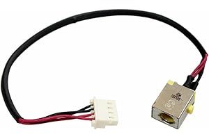 VOANZO DC Power Jack Dock Monitor Cavo di Alimentazione Spina di Alimentazione per Acer Compatibile con Acer Aspire E5-522 E5-532 E5-553 E5-573 E5-575 V3-574 F5-573 E5-774 Series