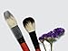DE'LANCI Luxury 36 PCS Professional Makeup Brushes Tools Sets / Kits Natural Cosmetic Animal Hair Brushes With Coffee Plaid Case Pouch