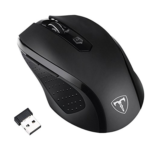 Price comparison product image Wireless Mouse,  [Updated Version]VicTsing 2.4G Programmable Wireless Laptop Mouse Computer Mice PC Mouse with Nano Receiver,  5 Buttons,  4800 DPI 6 Adjustment Levels