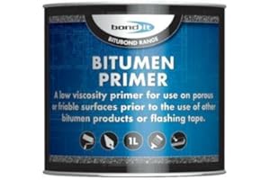 ARA CHOICE Bond It Bitubond Range Bitumen Roofing & Flashing Primer Solution Black thin bituminous solution for priming surfaces prior to the application of bituminous materials1 Litre
