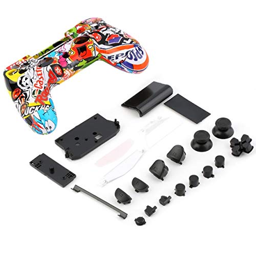 Preisvergleich Produktbild Detectoy Skeleton Gamepad Controller-Gehäuse mit Tasten für PS4 Griff
