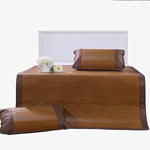 Mattress Pads Three-piece Mat Summer Air Conditioning Mat Collapsible Dorm Room Cool Skin-friendly Ice But Not Cool 1.5 M (5 Ft) 1.8 m (6 ft) Double-sided (Size : 1.8 m (6 ft))