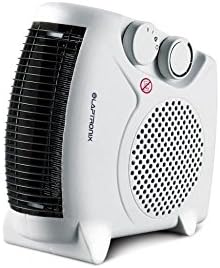 Laptronix 2000w 2kw Portable Silent Electric Floor Fan Heater Hot & Cool Air