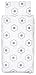 Jollein Duvet Cover - Organic - Flower Gray - 100 X 140 cm