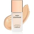 Maliao High Coverage Waterproof Base Foundation | Long-Lasting Full Coverage | Flawless All-Day Glam | Matte Finish | Sweat & Oil Resistant | Lightweight & Breathable Formula | Natural Beige, 40ml