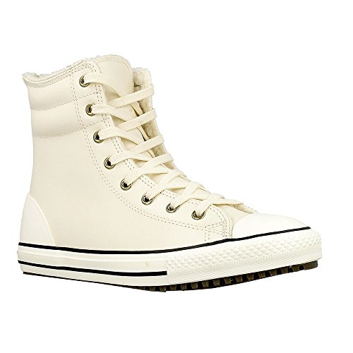 Preisvergleich Produktbild Converse Mädchen Sneaker CTAS HI Rise Boot Leder offwhite, EU 28