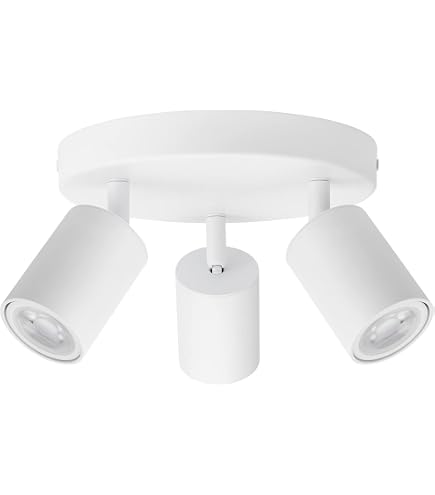 Faretti Led Da Soffitto DOA SP 2 Orientabili IP20: 2 Luci GU10, Bianco