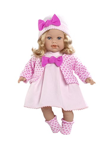 Arias 45 cm Elegance Elian Golden Hair Doll with Laughter Magnetic Mechanism (Pink)
