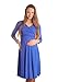 Gorgeous Maternity Dress Vneck Pregnancy Clothing Size 8 10 12 14 16 18 Top 4400 Variety of Colours (14, Royal Blue)