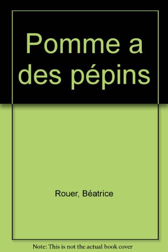 couverture de : POMME A DES PEPINS