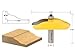 Produktbild Yonico 12142 Raised Panel Router Bit with Ogee and Bead 1/2-Inch Shank by Precision Bits.com