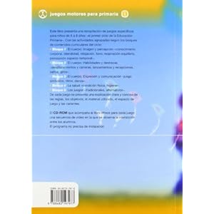 JUEGOS MOTORES PARA PRIMARIA -6 a 8 años- (Libro+CD) (Educación Física / Pedagogía / Juegos) - 9788480197977