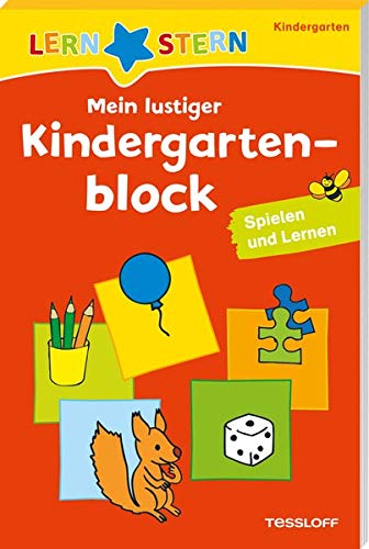 Mein lustiger Kindergartenblock: Spielen und lernen ab 3 Jahren (LERNSTERN)