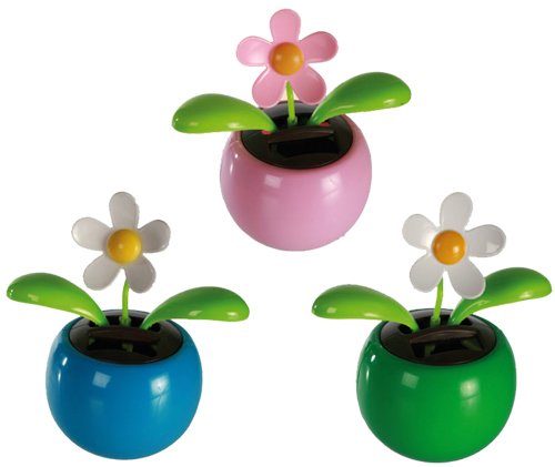 2x Wackelblume Solarblume "Gute Laune Blume"