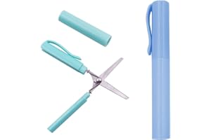 Clyhon 2PCS Schere Schreibwaren Scheren Handgefertigte Schere Scharfe Antihaft-Schere Komfortabler Griff Schere kinder Geeignet für Büro Schule Zuhause Heimwerkerbedarf Schneideband